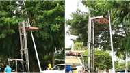1 dead, 2 injured, after an accident during installation of solar light post