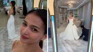 Misis ni Jose Manalo na si Mergene Maranan, may mensahe sa designer ng wedding gown niya