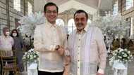 Isko Moreno at Erap Estrada, nag-kaayos na nang mag-kita sa isang kasal