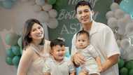 Scottie Thompson at Jinky Serrano, ipinasilip ang 2nd birthday celebration ni Aster