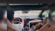 Parang happy family! Derek Ramsay, Ellen Adarna and Elias, go on a road trip