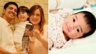 Nicole Donesa introduces her newborn baby with Mark Herras