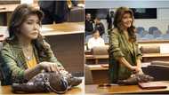 Sen. Imee Marcos turns heads inside Senate building with her crocodile-designed handbag