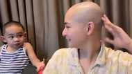 Baby Night adorably reacts to mommy Ryza Cenon's bald head