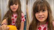 Malia, may nakakatuwang video sa isang nakakalitong fruit guessing game