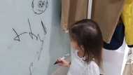 Video of baby Dahlia Heussaff drawing a face on whiteboard warms hearts