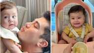 Luis Manzano, kwelang caption niya ukol sa unang kain ni Baby Peanut ng solid food, ikinawindang ng netizens