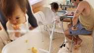 Video of baby Dahlia hiding her food from Erwan Heussaff goes viral