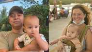 Andi Eigenmann shares photo of Chito Miranda cradling baby Koa