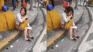 Babae sa sidewalk na nag-viral, nilinaw na wala siyang karamdaman