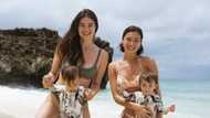 Anne Curtis, Solenn Heussaff's adorable beach photos with baby Dahlia and Thylane goes viral