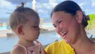 Angelica Panganiban posts new adorable video of baby Amila eating pizza