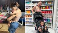 Rita Daniela shares pics with baby while running errands: "Forever with you"