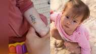 Video showing baby Dahlia Heussaff’s cute sticker 'tattoo' goes viral