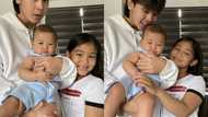 Iwa Moto shares adorable photos of Thirdy with her children Mimi and CJ