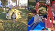 Videos of baby Thylane playing in public park in Spain with other kids, viral