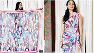 Heart Evangelista is a DIY master with her scarves turned into red carpet-ready evening gown