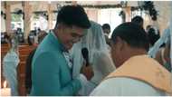 Groom na kinabahan at namali sa kanyang wedding vows, kinagiliwan ng netizens