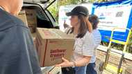 Bea Binene, may nakakaantig na mensahe sa Angat Buhay matapos siyang personal na mag-donate ng relief goods