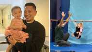 Cute video of Jhong Hilario’s daughter Sarina doing gymnastics stunt warms hearts