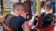 Anne Curtis shares adorable video of baby Dahlia Heussaff’s fun carousel ride