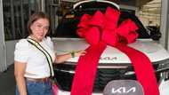 Karl Eldrew Yulo surprises parents Mark Andrew and Angelica Yulo with new car