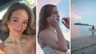 Sarah Lahbati, nag-share ng video niya sa beach: “stretch marks and all”