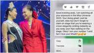 Michelle Dee, ipinakita ang text message ng inang si Melanie Marquez bago ang coronation night ng Miss U PH