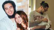 Rere Madrid at Kai Sotto, ganap nang mga magulang, ipinasilip ang kanilang newborn baby