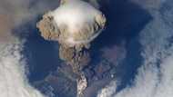 Mt. Merapi in Indonesia erupts, hot lava thrown by raging crater