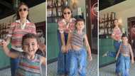 "Outfit check" video nina Sofia Andres at anak niyang si Zoe, kinagiliwan