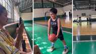 Esther Lahbati, ipinakita ang video ng basketball training nina Zion at Kai