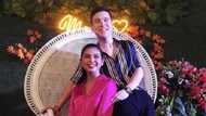 Maine Mendoza greets Arjo Atayde as he renews ABS-CBN contract