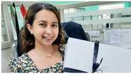 Law student, masaya sa 8 law books na Valentine's gift ng kanyang nobyo