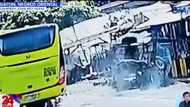 70-anyos na tricycle driver, patay nang mabangga ng pampasaherong bus ang tricycle