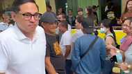 Bam Aquino, pumunta sa dulo ng linya ng halos 100 kataong pumipila para makapagboto
