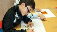 My son kept drawing the same man – One day, he knocked on our door
