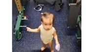 Video of baby Dahlia as dad Erwan Heussaff’s workout buddy goes viral