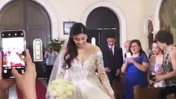 Video of Dani Barretto walking down the aisle goes viral