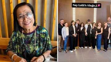 Celebrities spotted at Lolit Solis' wake in Quezon City
