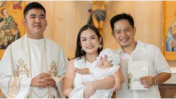 Trina “Hopia” Legaspi gets emotional as her “miracle baby” is baptized