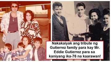 Mahal na mahal ng pamilya! Eddie Gutierrez gets heartwarming tribute from his family as he celebrates 76th birthday