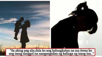 Walang malaking nakakapuwing! OFW strongly resolves to continue working hard for her child's future despite learning about her husband's infidelity