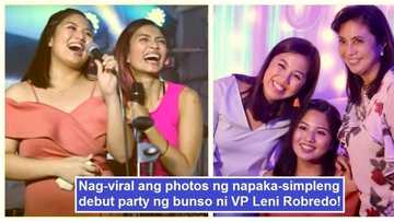 Simple but fun debut! Photos of 18th birthday party of VP Leni Robredo’s daughter Jillian go viral
