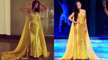 Wala ng crown, wala pang gown! Miss Earth Ecuador rocks gown made for Miss Earth Philippines