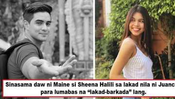Para daw magmukhang lakad-barkada? Maine Mendoza allegedly lets Sheena Halili tag along date with Juancho Trivino to make it look like a 'tropa" night