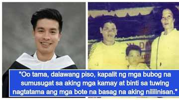 Nag-iisang anak na naging tagalinis ng bote sa halagang 2 piso, nakapagtapos at 'cumlaude' pa!