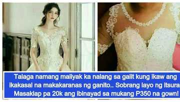Asan daw ang hustisya? Another case of "bridal gown went wrong" goes viral