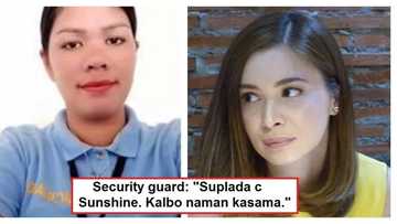 Female security guard at Canyon Cove Hotel bashed Sunshine Cruz on social media! The Kapamilya actress fired back