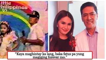 Ang liit pa ni Poleng! Pauleen Luna's photo with Vic Sotto during the Little Miss Philippines 1995 elicited mixed reactions from the netizens